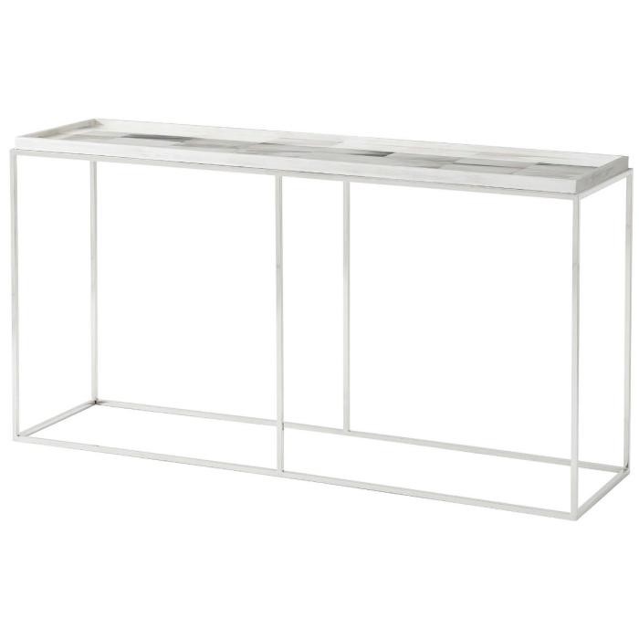 Theodore Alexander Quadrilateral Console Table 1