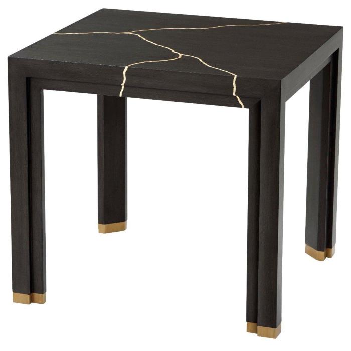 Theodore Alexander Marloe Side Table in Black 1