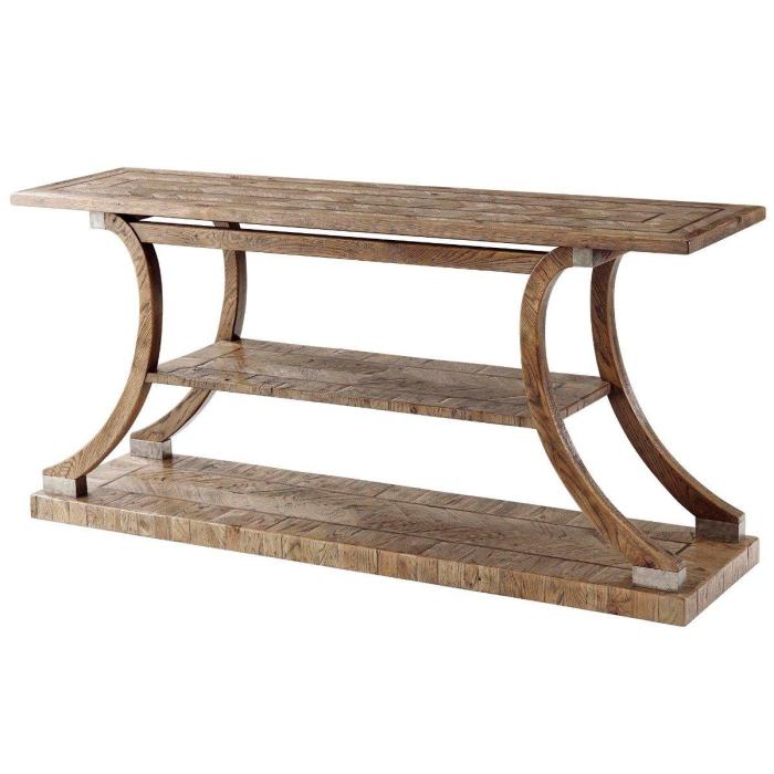 Theodore Alexander Arched Console Table Arden in Echo Oak 1