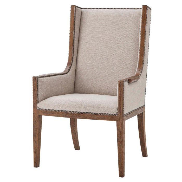 Theodore Alexander Aston Dining Armchair in Vegas Natural 1
