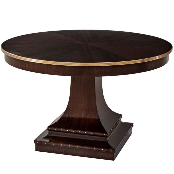 Theodore Alexander Round Dining Table Hailey 1