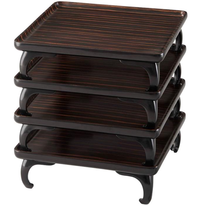 Theodore Alexander Side Table Four Tiered Christophe 1