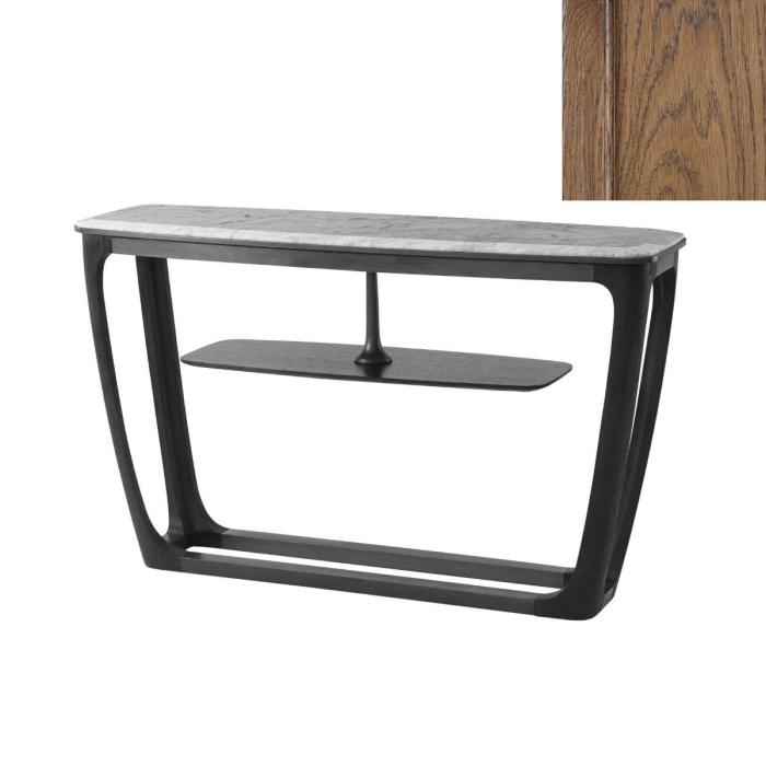 Theodore Alexander Converge Marble Console Table in Caribbean Cask 1