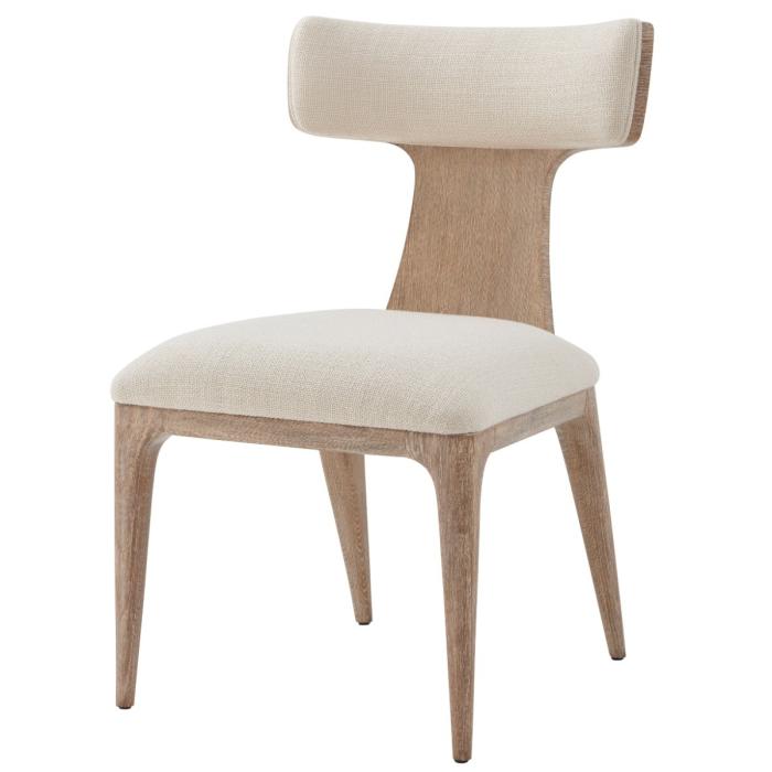 Theodore Alexander Repose Collection Wooden Upholstered Side Chair 1