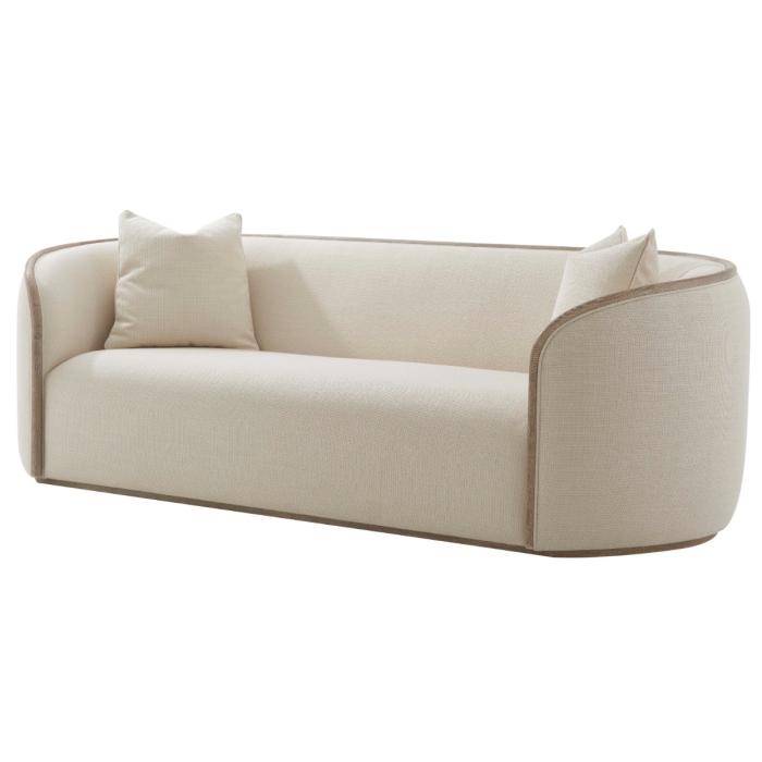Theodore Alexander Repose Collection Wooden Upholstered Sofa 240cm 1