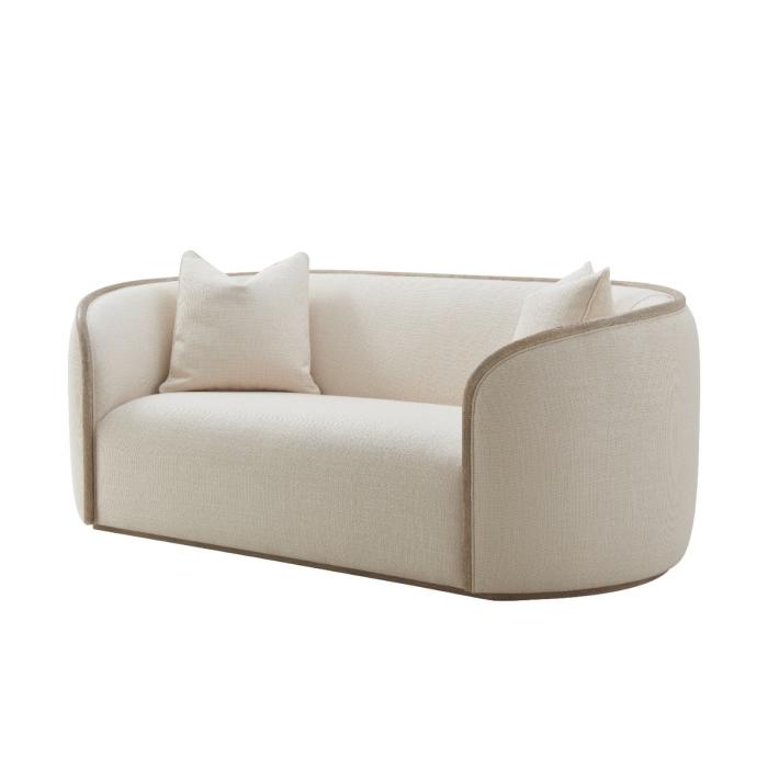 Theodore Alexander Repose Collection Wooden Upholstered Sofa 220cm 1