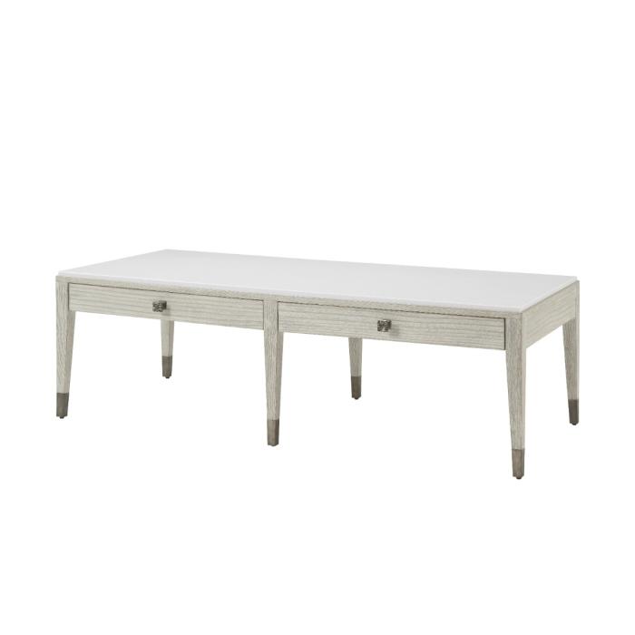 Theodore Alexander Breeze Two Drawer Coffee Table 1