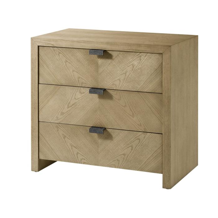 Thedore Alexander Catalina Three Drawer Bedside Table 1