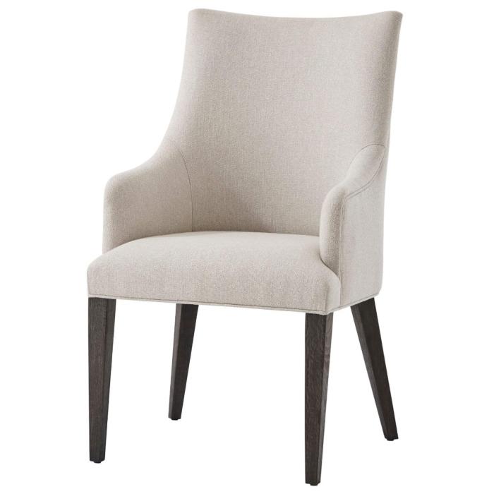 TA Studio Adele Dining Chair with Arms in Kendal Linen 1