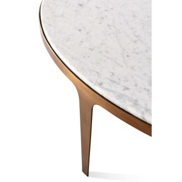 Gennaro Oval Marble Coffee Table
