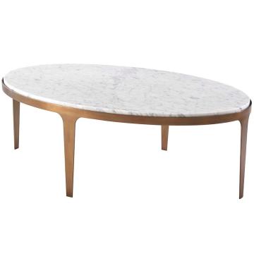 Gennaro Oval Marble Coffee Table