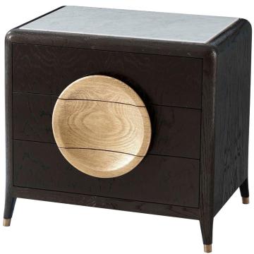 *NS*Collins Bedside Chest with Marble Top