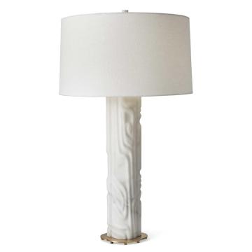 Metaphor Table Lamp White Marble