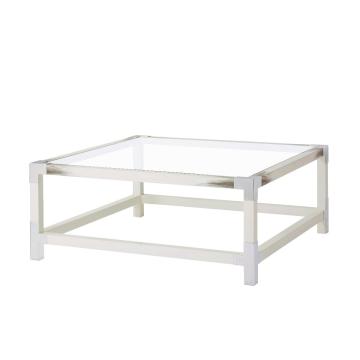 Cutting Edge Square Coffee Table in White