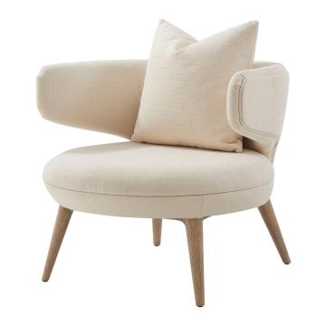 Wooden Upholstered Occasional Chair