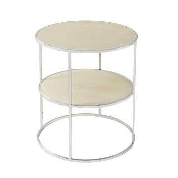 Side Table Tripp in Overcast Embossed