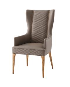 Hastings Dining Armchair in Leather