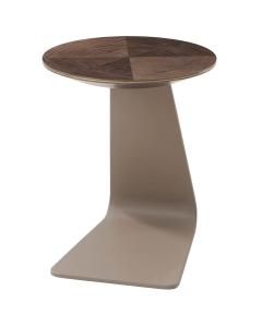 Grace Cantilever Accent Table in Maple Veneer
