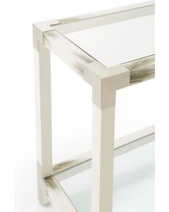 Cutting Edge Console Table in White