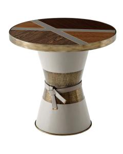 Round Occasional Table Iconic in Veneer