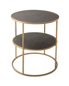 Side Table Tripp in Brushed Brass