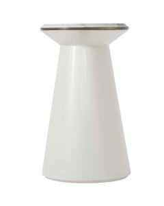 Small Contour Side Table in Pure Pearl
