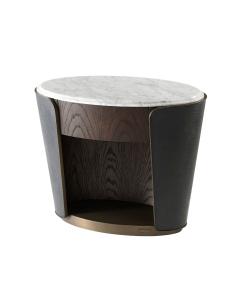 Amour Oval Bedside Table