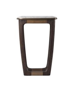 Converge Marble Accent Table in Cigar Club