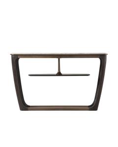 Converge Marble Console Table in Cigar Club