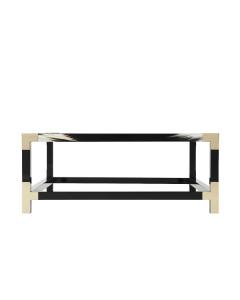 Cutting Edge Square Coffee Table in Black