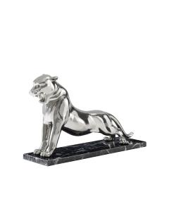 Roar Panther Ornament in Silver