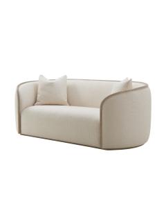 Wooden Upholstered Sofa 220cm