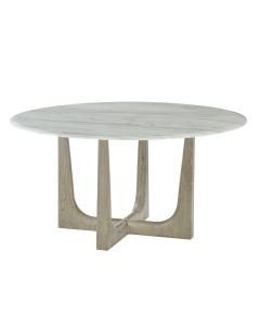 Wooden Dining Table Marble Top