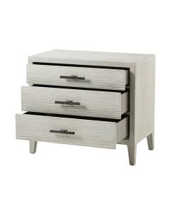 Breeze Three Drawer Bedside Table