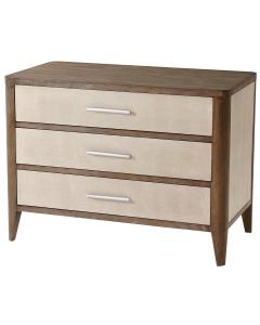 Bedside Chest of Drawers Norwyn in Mangrove