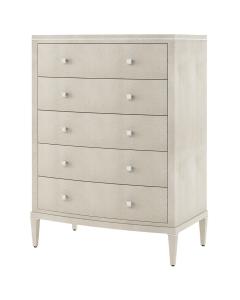Adeline Tall Chest of Drawers in Overcast