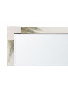 Cutting Edge Wall Mirror in White